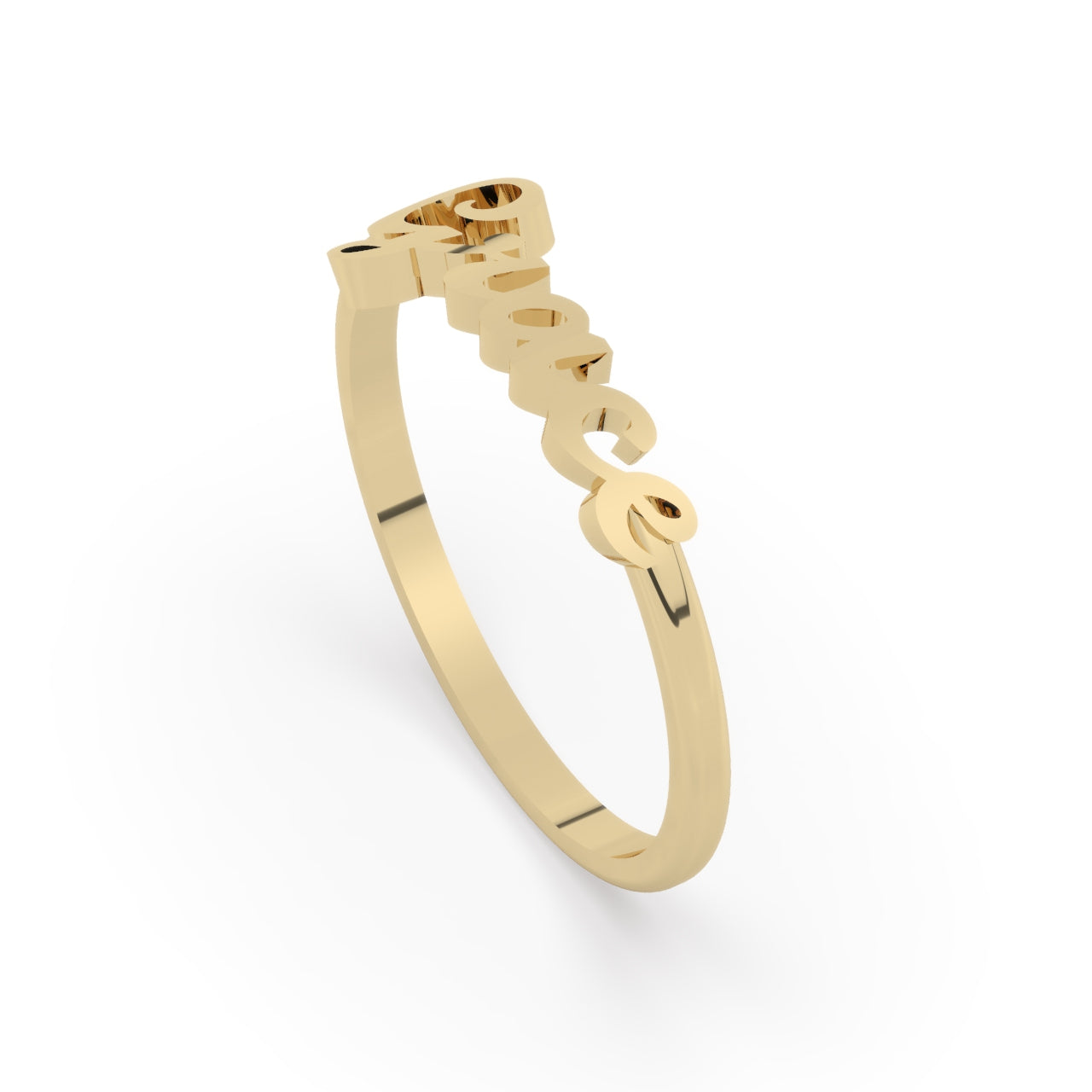 Personalized Design Ring | Custom Handwriting Name | Gift For Valentine | Minimalist Ring