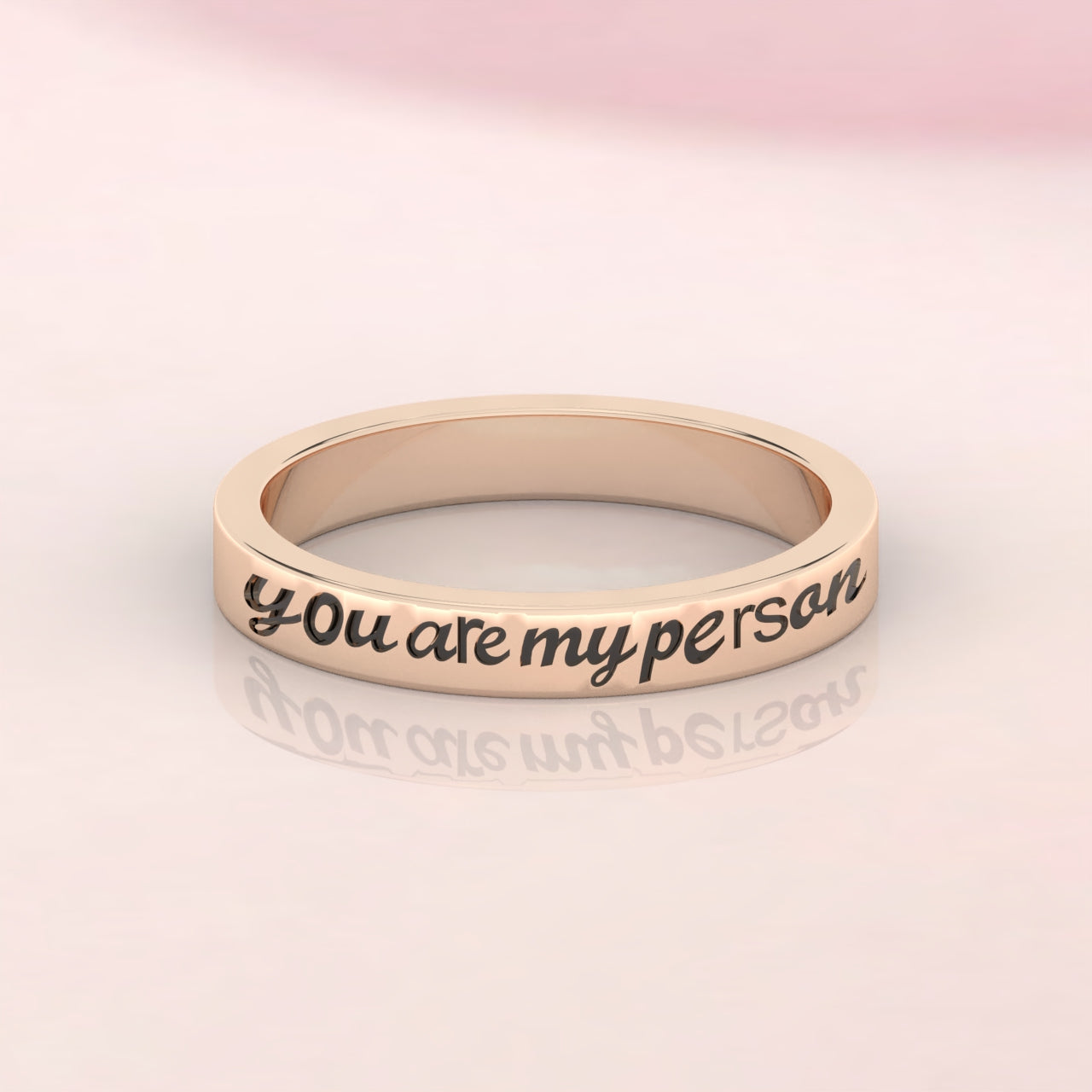 Letter For Loved Once | Letter Ring Band Design | Anniversary Ring | Valentine Gift